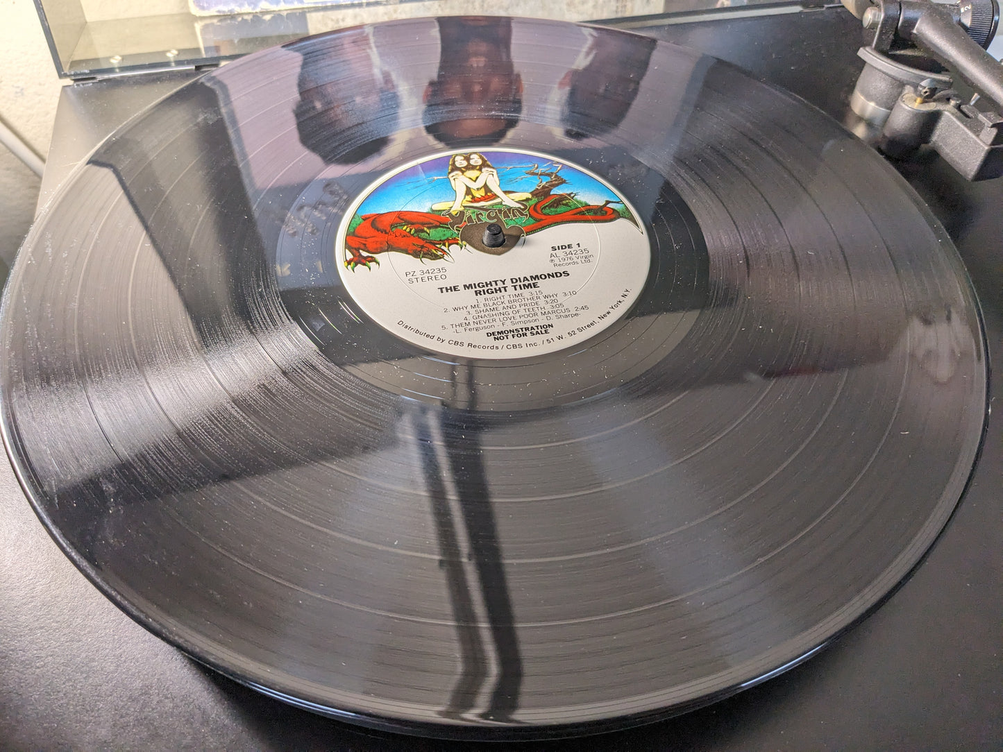 The Mighty Diamonds - Right Time (1976) Promo, LP