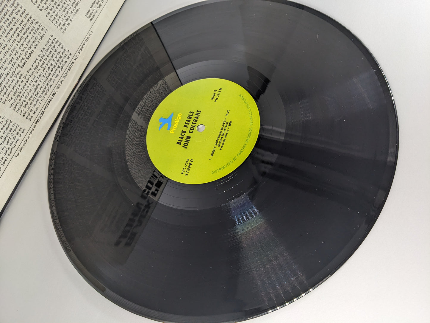 John Coltrane - Black Pearls - LP Vinyl Record (1964) - PRT 7316