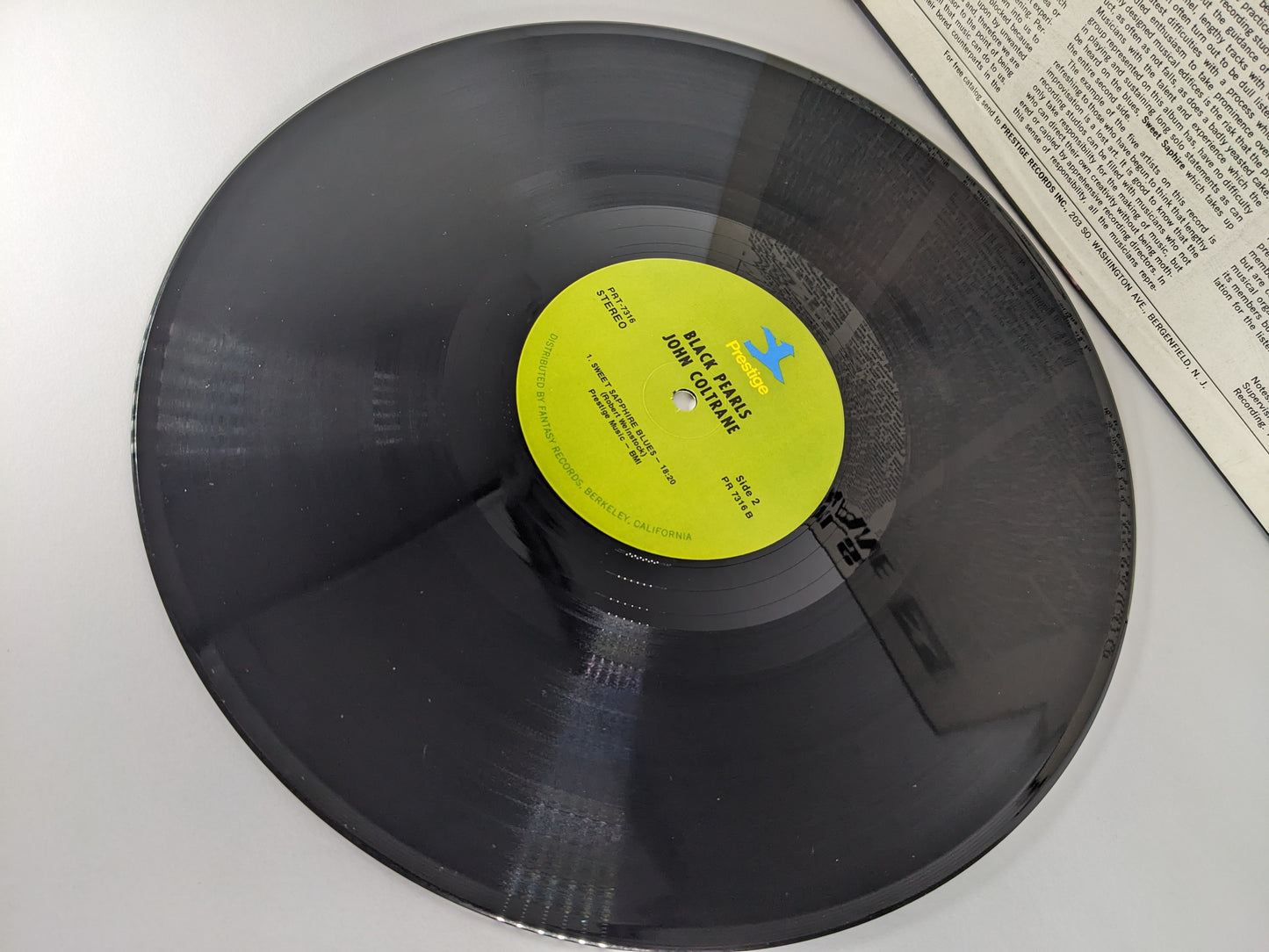 John Coltrane - Black Pearls - LP Vinyl Record (1964) - PRT 7316