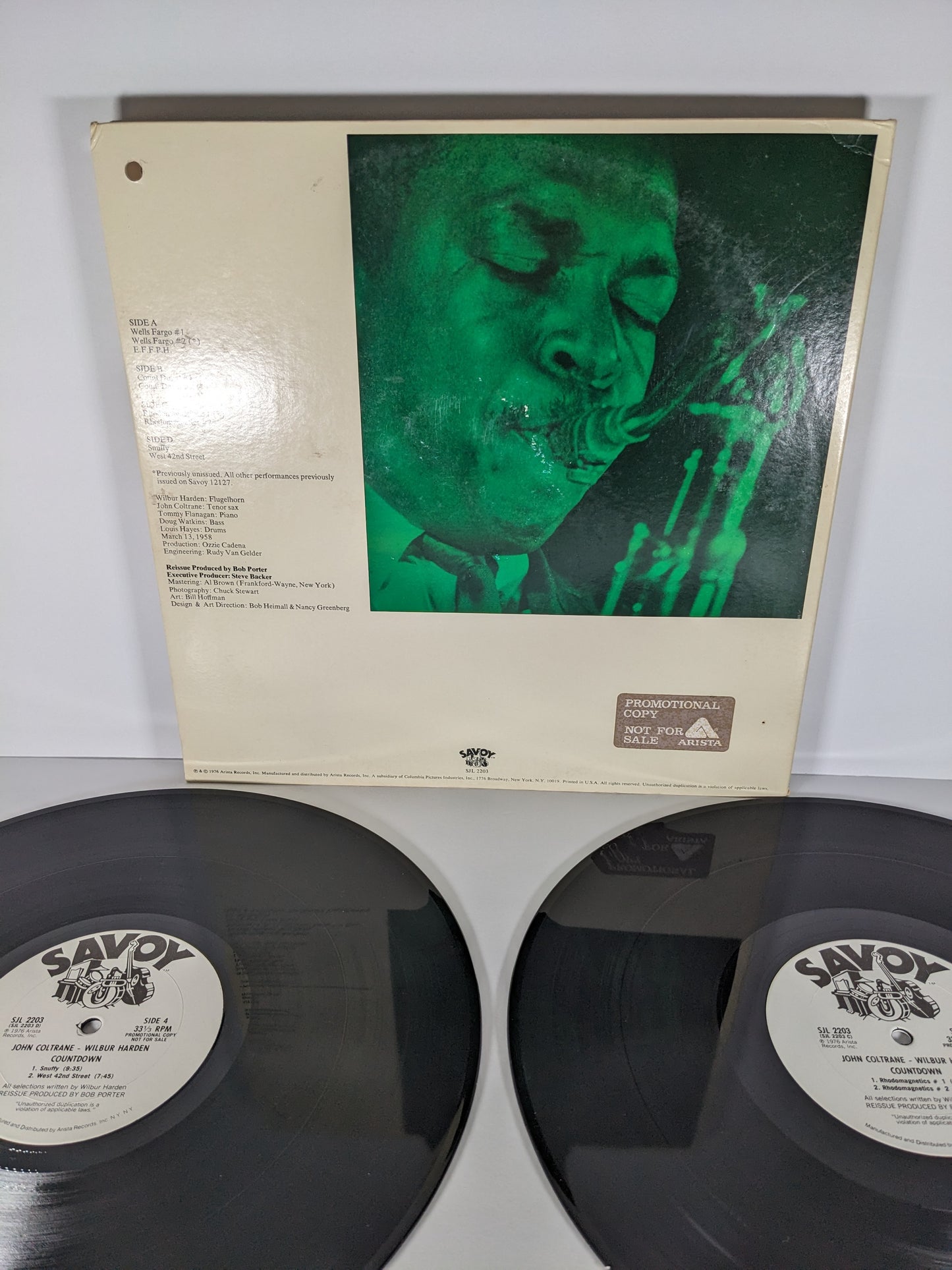 John Coltrane - Wilbur Harden - Countdown: The Savoy Sessions - 2xLP Vinyl Record (1976)