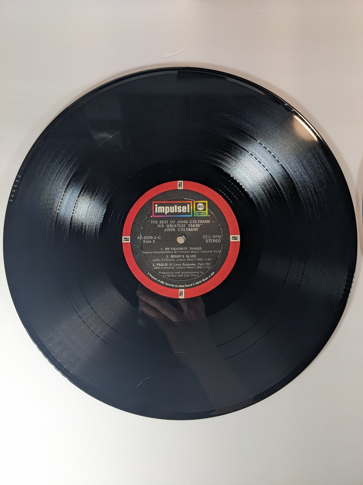 John Coltrane - His Greatest Years - 2xLP Vinyl Record (1972)