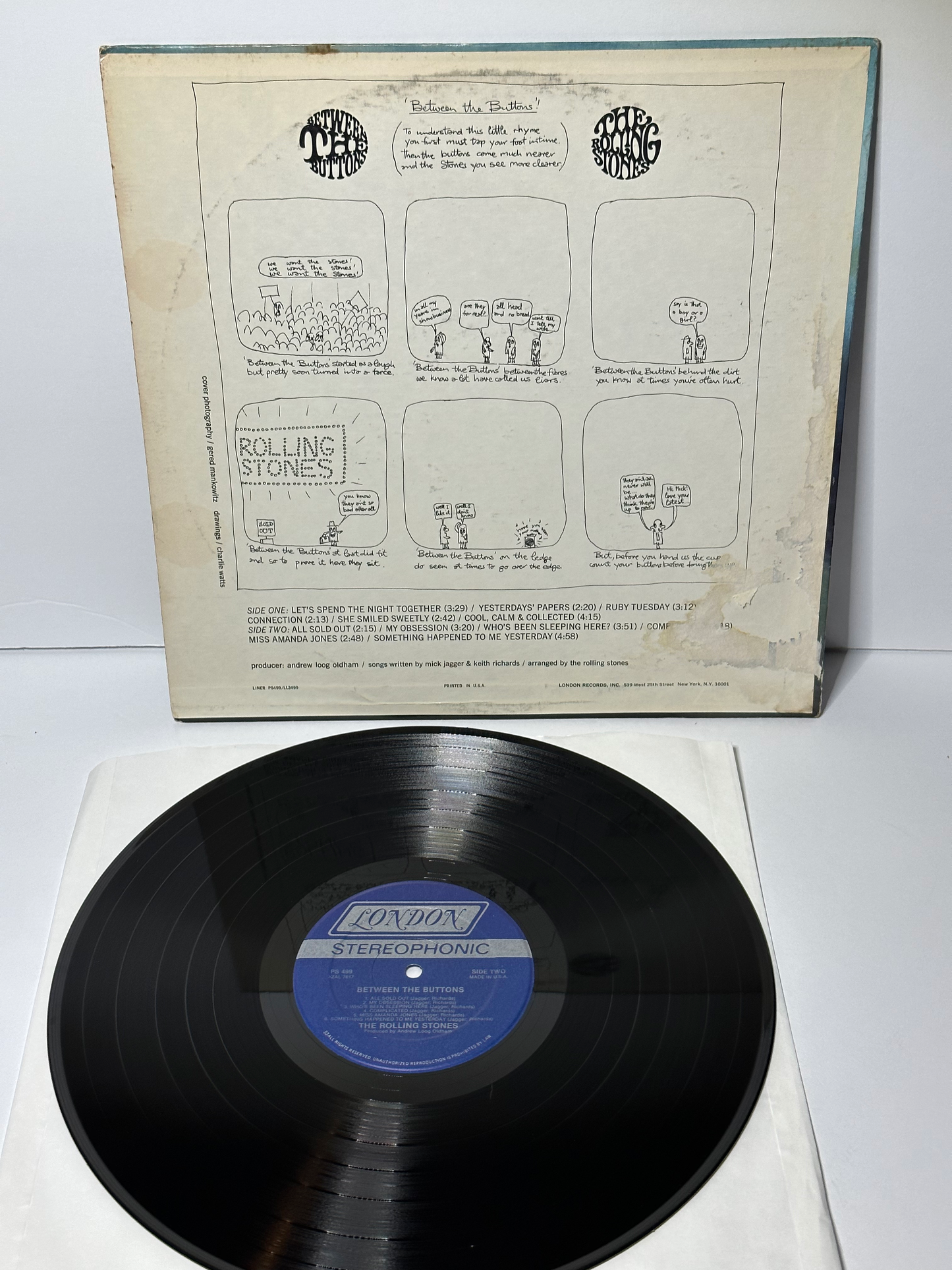 The Rolling Stones – Between The Buttons LP Vinyl Record (1967)